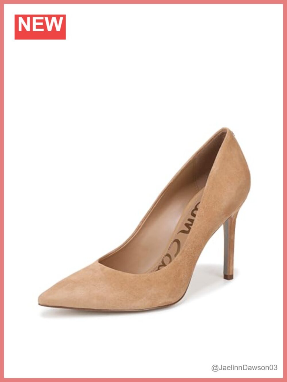 Sam Edelman Hazel Pointed Toe Stiletto Heels Women's Pumps 3.75"